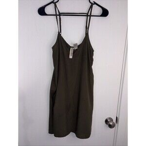 MIMI CHICA‎ Olive Green Slip Mini Dress Medium Nordstrom